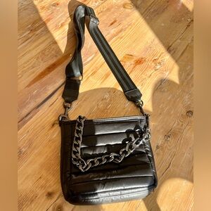 Think Rolyn Quilted Chain Shoulder Bag